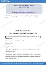 Đề kiểm tra 15 phút Văn 8 - Đề số 11